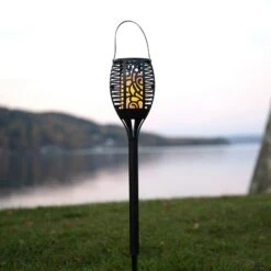 LED-Solarlampe Flame, Drei Nutzungsoptionen, 42 Cm -Lampen Welt 1527196 2