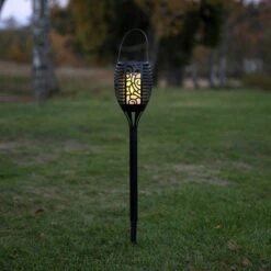 LED-Solarlampe Flame, Drei Nutzungsoptionen, 42 Cm -Lampen Welt 1527196 3