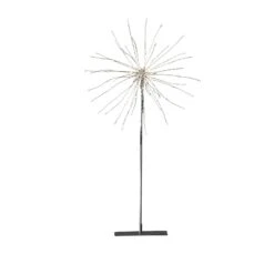 LED-Dekoleuchte Firework 3D Silbergrau Höhe 50cm -Lampen Welt 1527293 2