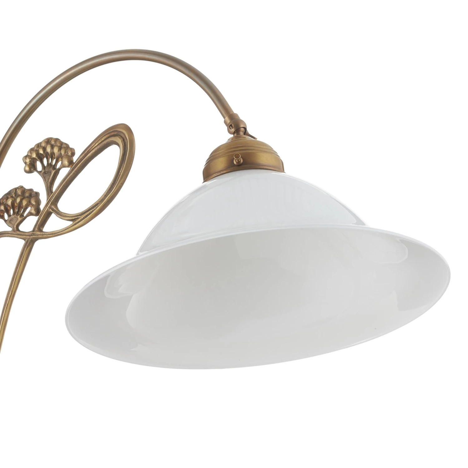 Messing-Stehleuchte Alwine Zweiflammig 5 Messing-Stehleuchte Alwine Zweiflammig – Bild 5