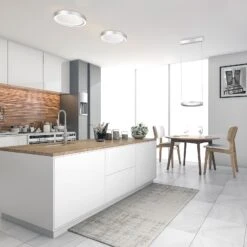 Bopp Aura LED-Deckenlampe Ø 40cm Weiß/aluminium -Lampen Welt 1556220 3