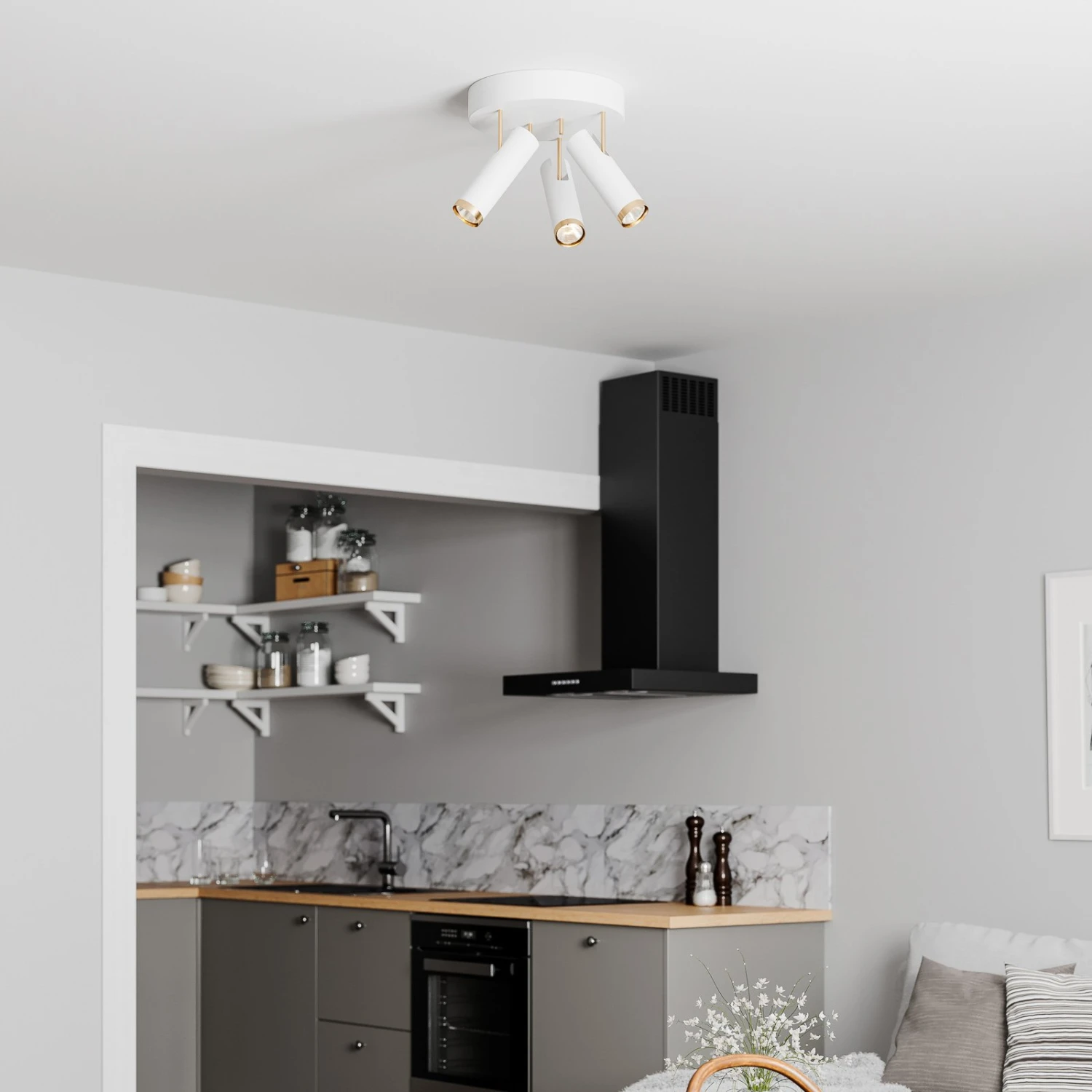 By Rydens By Rydéns Puls Deckenstrahler 3-flammig Weiß 2 By Rydens By Rydéns Puls Deckenstrahler 3-flammig Weiß – Bild 2