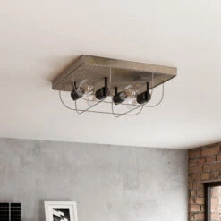 Envostar Neptuna Deckenleuchte, Quadrat, 4-fl. -Lampen Welt 1573283 2