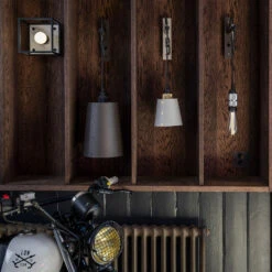 Buster + Punch Hooked Wall Nude Grafit/stahl -Lampen Welt 1574091 3