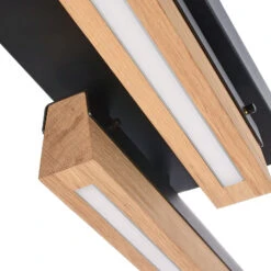 LED-Deckenleuchte Madera Aus Eichenholz 2-flammig -Lampen Welt 2500575 3