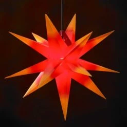 Stern Ganesha 18-zackig Für Außen In Rot-Gelb -Lampen Welt 2506009 2