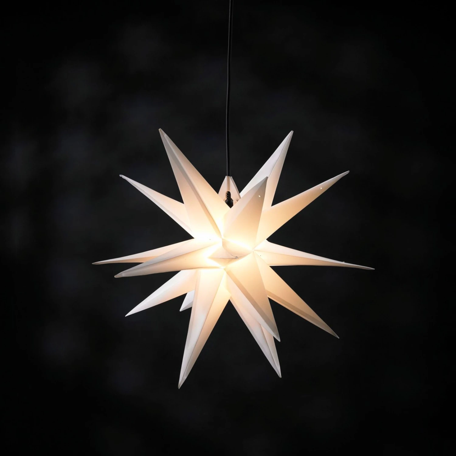 Kunststoff-Stern Jumbo Ø 1m Außen 18 Zacken Weiß 2 Kunststoff-Stern Jumbo Ø 1m Außen 18 Zacken Weiß – Bild 2