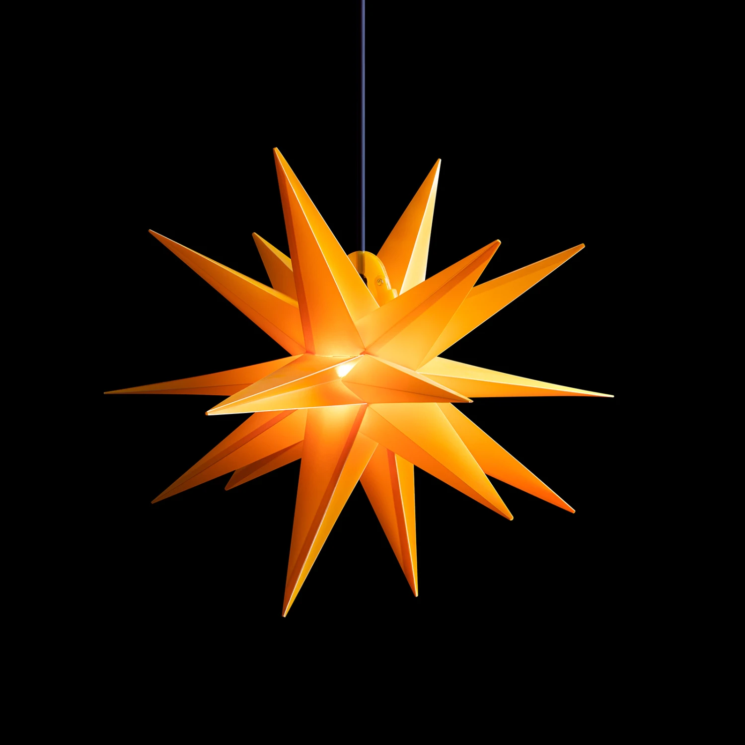 Deko-Stern Für Außen, 18-Zacker, Ø 40 Cm Gelb 3 Deko-Stern Für Außen, 18-Zacker, Ø 40 Cm Gelb – Bild 3