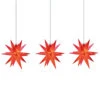 Lichterkette Stern Innen, 18-Zacker, 3-flg., Rot -Lampen Welt 2506147