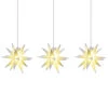 Lichterkette Stern Innen, 18-Zacker, 3-flg., Weiß -Lampen Welt 2506148
