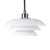 Dyberg Larsen DL20 Pendellampe Glasschirm, Chrom -Lampen Welt 2619115
