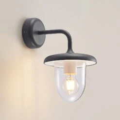 Prios Larkumi Außenwandlampe Mit E27-Fassung -Lampen Welt 2621013 4