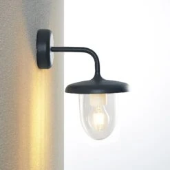 Prios Larkumi Außenwandlampe Mit E27-Fassung -Lampen Welt 2621013 5
