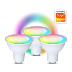 Denver SHL-450 GU10 5W LED-Reflektor RGBW WLAN 3er