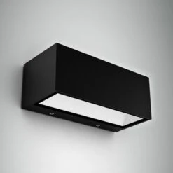 LED-Außenwandlampe Gemini, 22cm, 4.000K, Anthrazit -Lampen Welt 3006343 2