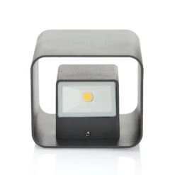 LED-Außenwandlampe Dodd, Eckig, Anthrazit -Lampen Welt 3006519 4