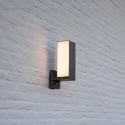 LED-Außenwandleuchte Cuba, Sensor 1-fl. Anthrazit -Lampen Welt 3009030 2