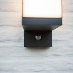 LED-Außenwandleuchte Cuba, Sensor 1-fl. Anthrazit -Lampen Welt 3009030 5