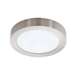 EGLO Connect Fueva-C Deckenlampe Rund 22,5 Nickel