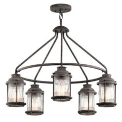 Hängelampe Ashland Bay In Verwitterter Zink-Optik