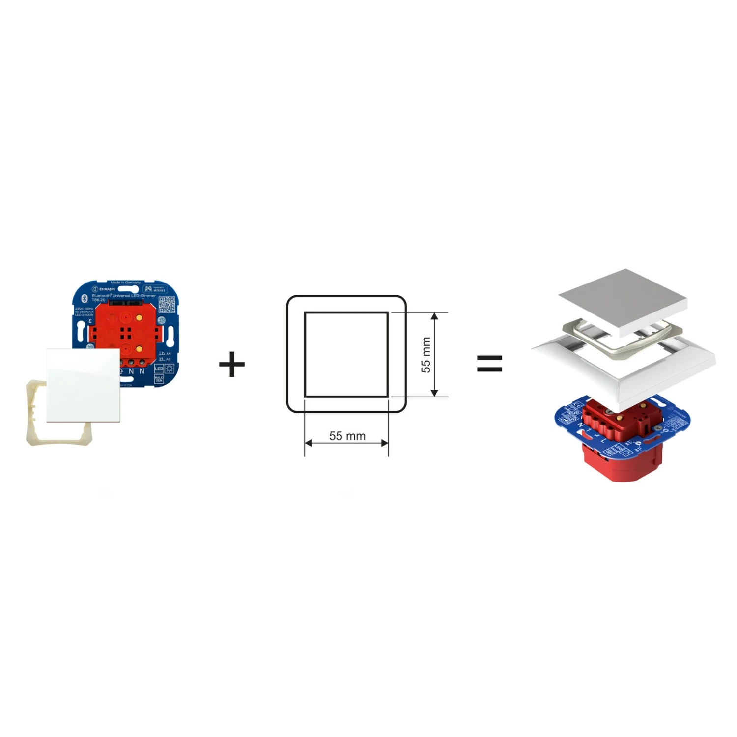 EHMANN T86.20 LED-Dimmer-Set Universal Bluetooth 5 EHMANN T86.20 LED-Dimmer-Set Universal Bluetooth – Bild 5