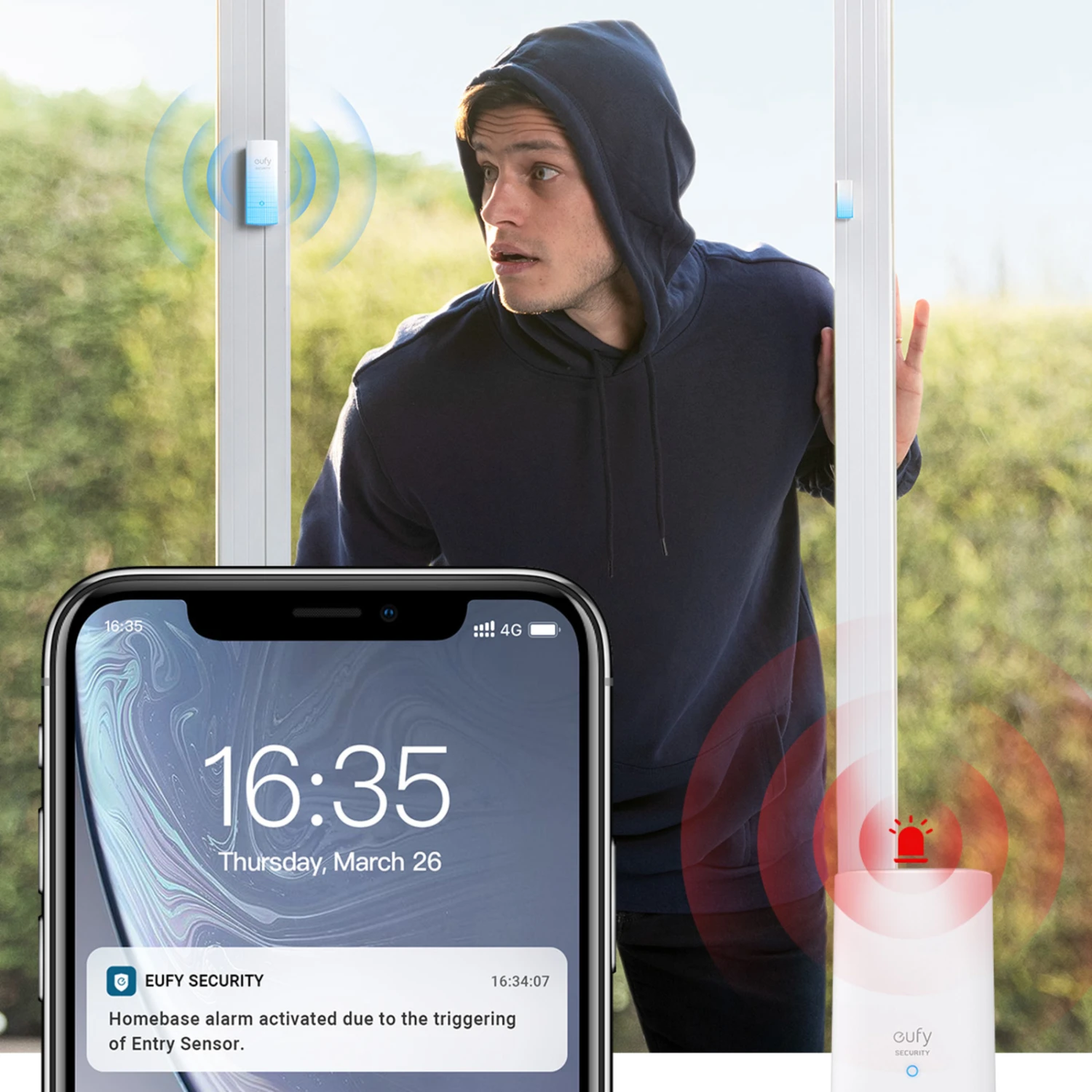 EUFY Security SensorKit Sicherheitssystem 5-teilig 8 EUFY Security SensorKit Sicherheitssystem 5-teilig – Bild 8