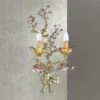 Wandleuchte Viticcio Mit Floralem Schmuck -Lampen Welt 3532084