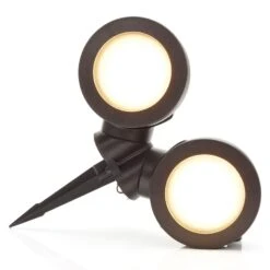 Spießstrahler Tommy Rund Schwarz 2-flammig 10W CCT 10 Spießstrahler Tommy Rund Schwarz 2-flammig 10W CCT -Lampen Welt 3538188 2