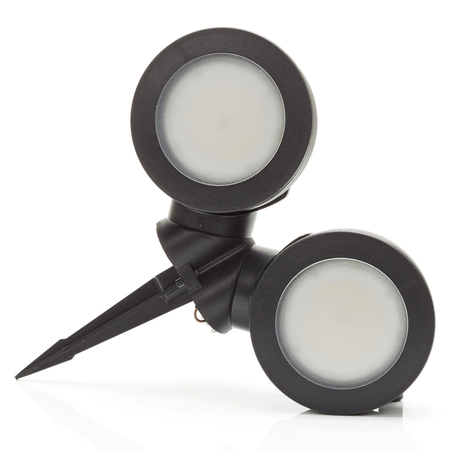 Spießstrahler Tommy Rund Schwarz 2-flammig 10W CCT 4 Spießstrahler Tommy Rund Schwarz 2-flammig 10W CCT – Bild 4