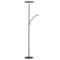 LED-Stehleuchte Fabi Mit Leselampe, Schwarz Matt -Lampen Welt 3570058 2
