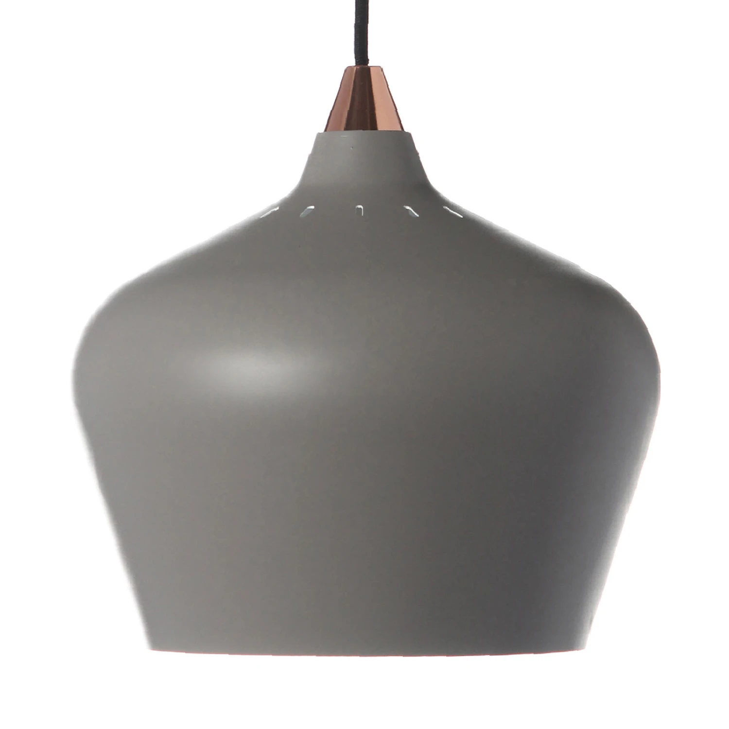 FRANDSEN Cohen Pendelleuchte Ø 25 Cm Grau Matt 3 FRANDSEN Cohen Pendelleuchte Ø 25 Cm Grau Matt – Bild 3