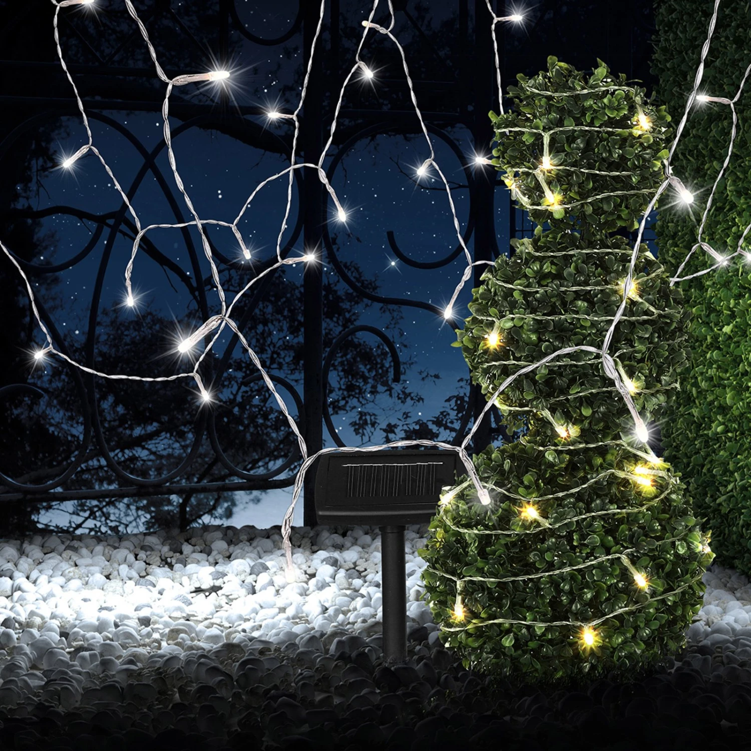 Globo Solar-Lichterkette Ece Transparent 20 Meter 1 Globo Solar-Lichterkette Ece Transparent 20 Meter