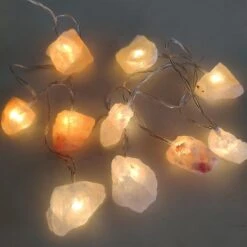 Globo LED-Salzkristall-Lichterkette Hoku, 10-flammig -Lampen Welt 4015611 4