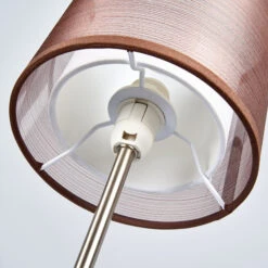 Tischleuchte Nica Mit Außenschirm In Braun -Lampen Welt 4018012 5