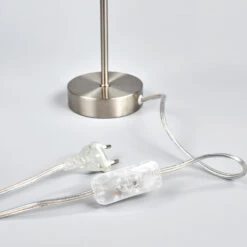 Tischleuchte Nica Mit Außenschirm In Braun -Lampen Welt 4018012 6