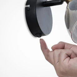 Lindby Aniol Wandleuchte Mit Glasschirm -Lampen Welt 4018376 7