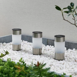 Lindby Jocob LED-Solarleuchte M. Erdspieß, 3er-Set -Lampen Welt 4018388 1