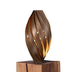 Gofurnit Ardere Tischlampe, Nussbaum, Höhe 60 Cm -Lampen Welt 4027033 2