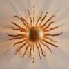 Wandleuchte Sonne Ø 70 Cm Gold -Lampen Welt 4512064