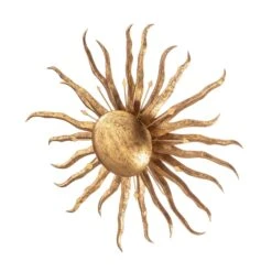 Wandleuchte Sonne Ø 70 Cm Gold -Lampen Welt 4512064 3