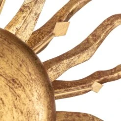 Wandleuchte Sonne Ø 70 Cm Gold -Lampen Welt 4512064 6