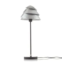 Tischleuchte Snail One In Silber-Braun -Lampen Welt 4512423 2