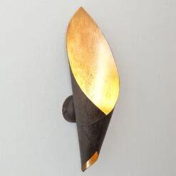 Fiaccola Piccolo - Wandleuchte In Schwarz-Braun