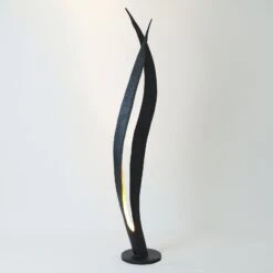 Stehleuchte Barbone, Braun-schwarz, Gold -Lampen Welt 4512609 2