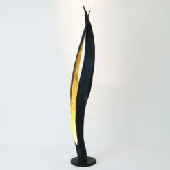 Stehleuchte Barbone, Braun-schwarz, Gold -Lampen Welt 4512609 3