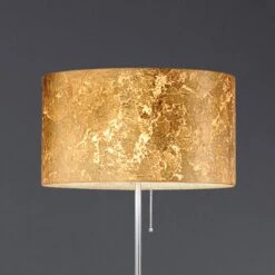 Stehleuchte Alea Loop Mit Blattgoldbezug -Lampen Welt 4536188 2