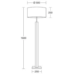 HerzBlut Dana Stehleuchte, Eiche Natur, Schwarz 7 HerzBlut Dana Stehleuchte, Eiche Natur, Schwarz -Lampen Welt 4543089 3