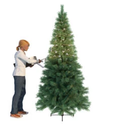 LED-Lichterkette 2in1, Frosty Silver, 700 LEDs -Lampen Welt 4544027 2