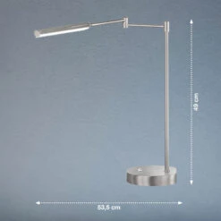 LED-Tischleuchte Nami, Dimmbar, CCT, Nickel -Lampen Welt 4581881 3