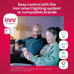 Innr LED-Lampe Smart Bulb Colour E27 8,5W RGBW -Lampen Welt 5037098 5